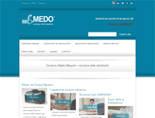 Tablet Screenshot of medo.ro